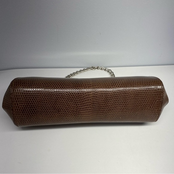 Vintage Coach Lizard Framed Clutch Made in 1999 Italy Very Rare Limited Edition - Picture 6 of 13